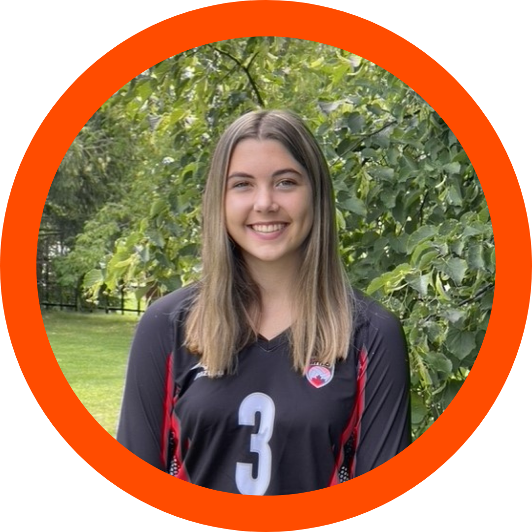 Evette Petherick Class of 2024 outside hitter Women's indoor volleyball Six Pack Recruiting Sports