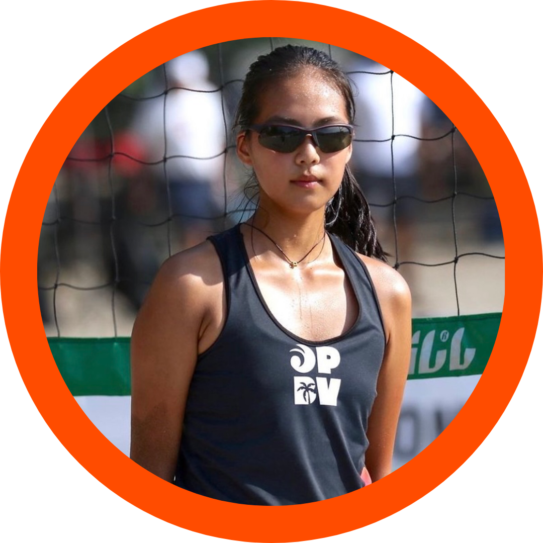6pack athlete template (71) Margaret Yan | Women's Beach Volleyball | Class of 2024 | Blocker