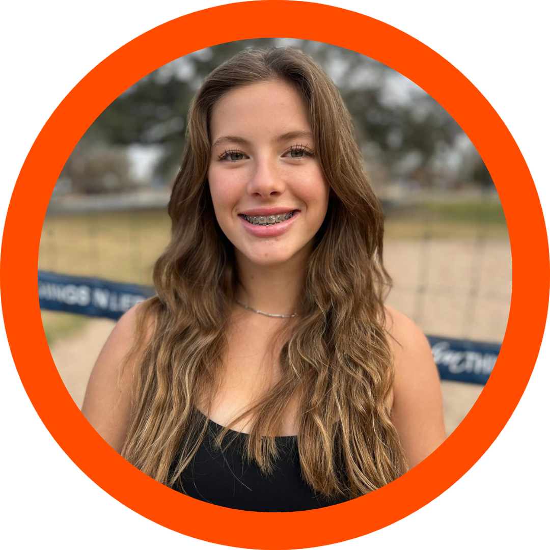 Reese Hickingbottom Class of 2025 Split Blocker Defender Women's Beach Volleyball Six Pack Recruiting Sports NCAA 